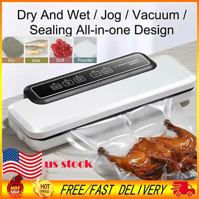 $44.55 • Buy Commercial Vacuum Sealer Machine Seal Meal Food Saver System Tool With Free Bags
