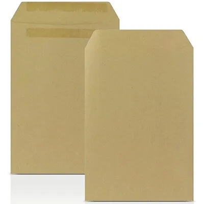 £4.35 • Buy Brown Envelopes C4 C5 A4 A5 Mailing Manilla Plain (no Window) Self Seal Office
