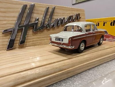 Vanguard Hillman Minx And Badged Plinth • £45