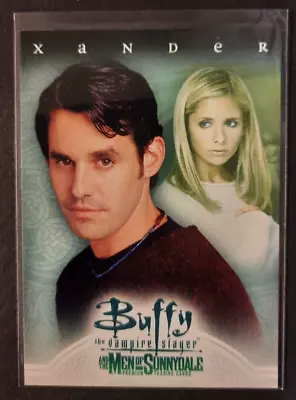 BUFFY THE VAMPIRE SLAYER Men Of Sunnydale Promo Card #MOS P-2 Inkworks 2005 • $4.95