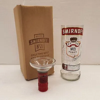 Smirnoff Vodka Glass Box Sets All Flavours Can Personalise • £25