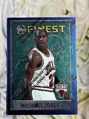 1995-96 Topps Finest - #229 Michael Jordan • $75