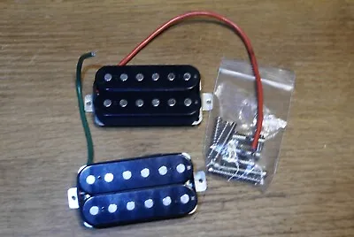 Mighty Mite Humbucker Black Pickup Set  MMHG  Excellent! • $89