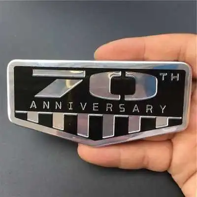 For Jeep Black 70th Anniversary Rear Chrome Metal Trunk Badge Emblem Sticker • $7.98