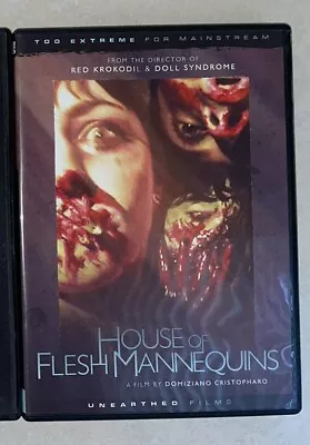 House Of Flesh Mannequins (DVD) Unrated Extreme Horror • $20