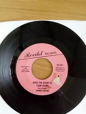Darrell Banks - Open The Door/Our Love. Northern Soul 45. G+ Revilot. • £8
