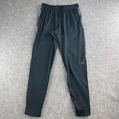 Nike Dry Strike Soccer Training Pants Mens Sz Medium Tapered Joggers AT5933-010 • $39.99