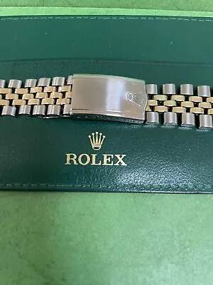 Original Rolex 36m Datejust 14k Yellow Gold & Steel Jubilee 20mBracelet 255 Ends • $999