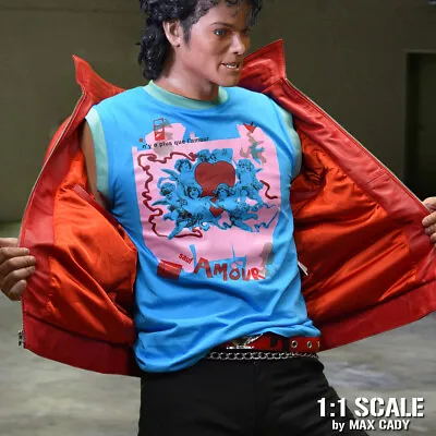 Michael Jackson BEAT IT Video Accurate  AMOUR  T-shirt Thriller Sleeveless • $59.99