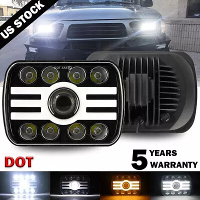 $33.98 • Buy 400W 5x7  7x6  LED Hi-Lo DRL H6054 Headlight For Toyota Nissan Pickup Hardbody