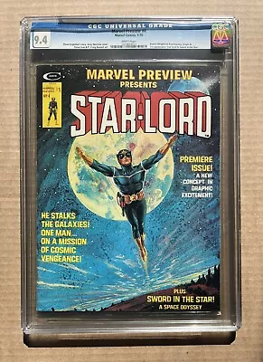 MARVEL PREVIEW #4 (1976). CGC 9.4 White Pages. 1st Appearance Of Star-Lord. • $250