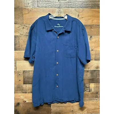 Tommy Bahama Men's Short Sleeve Button Up Size X-Large *100% Silk* • $19.84