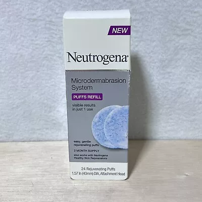 Neutrogena Microdermabrasion System Facial Puffs Refill 24 Puffs New In Box • $164.97