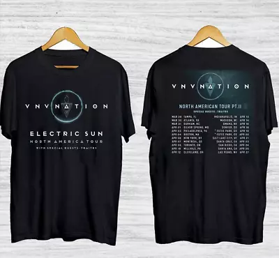 New VNV Nation Tour 2024 Shirt Short Sleeve Men S-3XL T-Shirt • $17.99