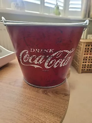 Metal Coca Cola Ice Bucket Unused • £10