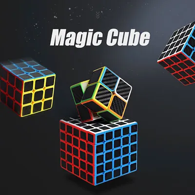 Magic Cube Speed 2x2 3x3 4x4 5x5 Educational  Puzzle Toy Bizarre Transfer Smooth • $15.99