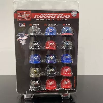 Rawlings Full Set Of 30 MLB Mini Batting Helmet Standings Board • $48.50