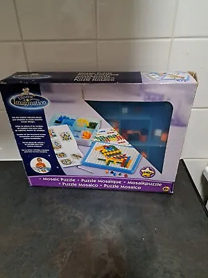 Mosaic Puzzle 240+ Pieces - Shapes Colours Logical Thinking -used. • £5