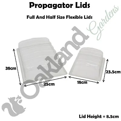 Propagator Lids Seed Tray Plastic Tops Inserts Trays Half Size + Full Size  • £239.95