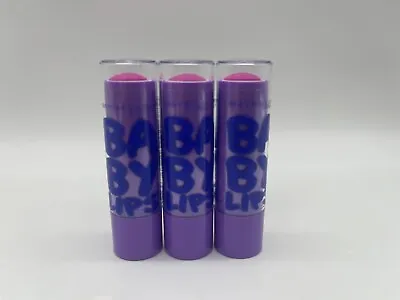 Maybelline Baby Lips Lip Balm 160 Pink Wishes LOT OF 3 0.15 Oz Each • $9.88