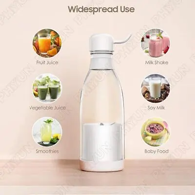 Portable Blender For Fruit Vegetables Multi-port USB Rechargeable Juicer Blender • $43.05