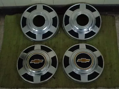 73-87 Chevy 4x4 Dog Dish HUBCAPS 12  Set Of 4 Truck K20 K30 3/4 - 1 Ton • $349.95