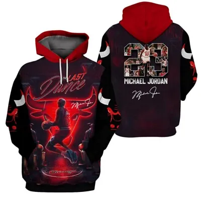 $39.99 • Buy Unisex  Michael-Jordan  The Legend 23  Chicago-Bulls  3D PrintLightweight Hoodie