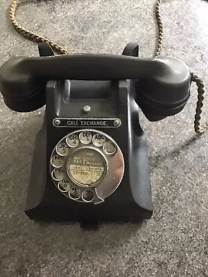 £20 • Buy Vintage Black Bakelite Gpo Call Exchange Telephone