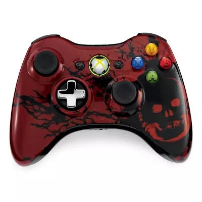 $125 • Buy Original OEM Microsoft Xbox 360 Gears Of War 3 Crimson Red Controller