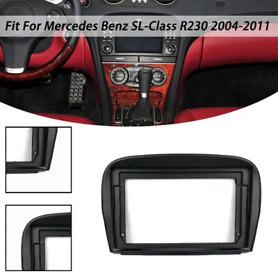 New Fascia Stereo Bezel Panel Frame Trim For Mercedes Benz SL-Class R230 04-11 • $38.24