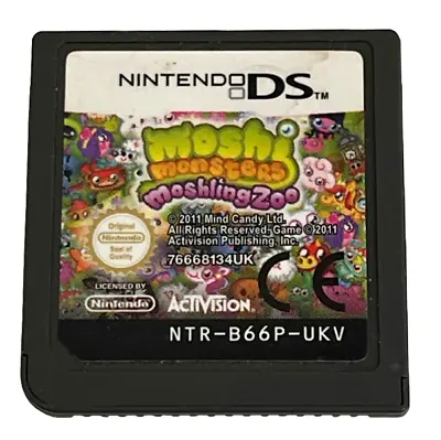 Moshi Monsters Moshling Zoo Nintendo DS 2DS 3DS Game *Cartridge Only* • $6.37