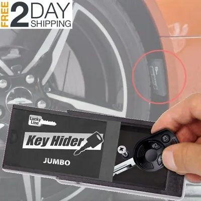 Magnetic Holder For Car Key Spare Fob Case Heavy Duty Hider Strong Hold Safe • $13.72