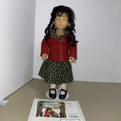 1999 Maggie Made African American “mandy” 16.5  Bjd Felt Artist Doll Le# 11/60 • $579