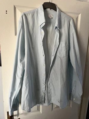 £24.99 • Buy GANT Rugger Light Blue Long Sleeve Button Up Top Pocket Shirt Size 2xl