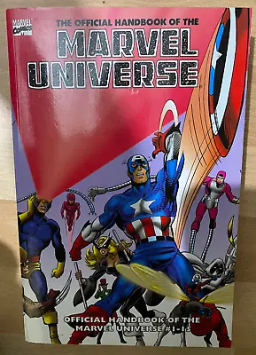 Marvel Universe Official Handbook Vol1 Paperback TPB Graphic Novel Marvel Comics • $16.12