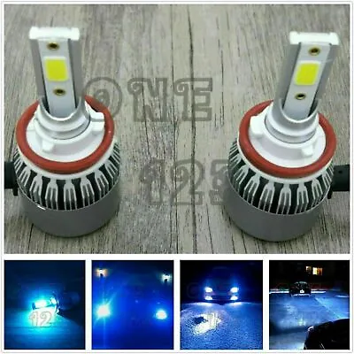 H16 H11 H9 H8 Bright 8000K ICE BLUE 8000LM Headlight Bulbs LED Kit Low Beam • $22.88