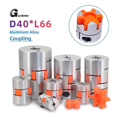 D40L66 Aluminum Flexible Beam Helical/Spider Shaft Stepper CNC Motor Coupling • $11.39