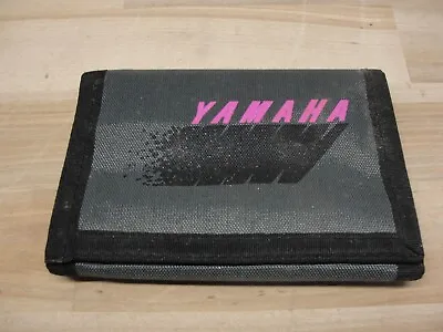 VINTAGE NEW 1980's 1990's YAMAHA GREEN / BLACK 3 FOLD WALLET • $10