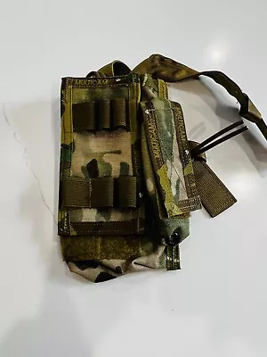 Paraclete MultiCam MBITR Radio Pouch  MOLLE/PALS Chem Light Battery • $69.99