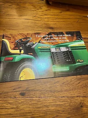 John Deere Attachments For GT225 GArden Tractor For  2000 Brochure DCPA18 • £16.06