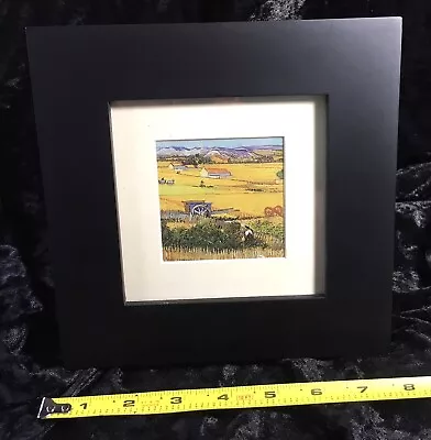 Vincent Van Gogh Field Fine Art Print Framed Matted Impressionist • $19.95