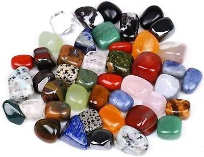 $6.70 • Buy 100+ Types Natural Gemstone Tumbled Crystal Stones Rocks Chakra Wicca * 1 PCE *