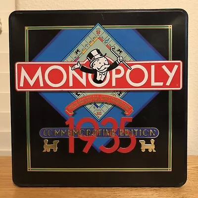 Vintage Monopoly Commemorative Edition 1935 1985 Tin Metal Case Box • $24.95