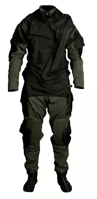 Mustang Survival Sentinel Tactical Dry Suit SMALL  MSD575 NV Internal Suspenders • $309
