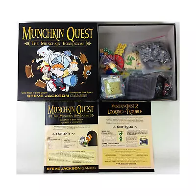 SJG Munchkin Quest Munchkin Quest W/Munchkin Quest 2 (One Box) VG+ • $115
