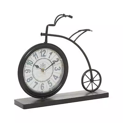  12  Brown Metal Bike Clock • $19.77