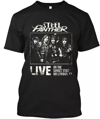 Limited NWT Steel Panther Live On The Sunset Strip American Music T-Shirt S-4XL • $18.99