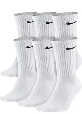 Nike Men's Socks Dri-Fit Everyday Cushioned Training Athletic  Socks 3pck-Size L • $16.99