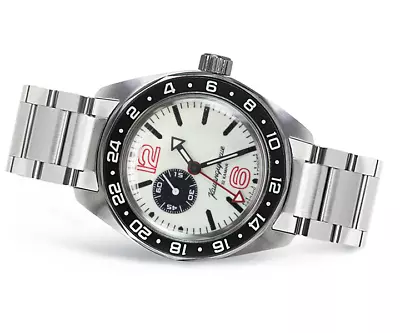 VOSTOK KOMANDIRSKIE 03002B GMT Russian Watch Military Automatic US SELLER • $149.95