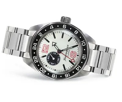 VOSTOK KOMANDIRSKIE 03002B GMT Russian Watch Military Automatic US STOCK • $134.95